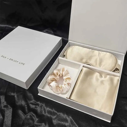 NOVAALUNE Premium 22 Momme Natural Silk Night Set