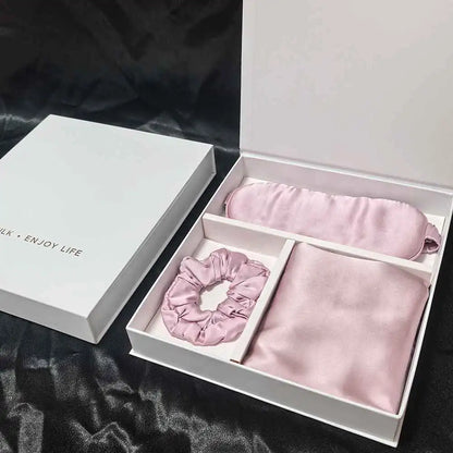 NOVAALUNE Premium 22 Momme Natural Silk Night Set