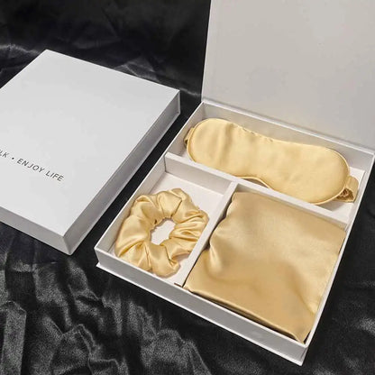NOVAALUNE Premium 22 Momme Natural Silk Night Set