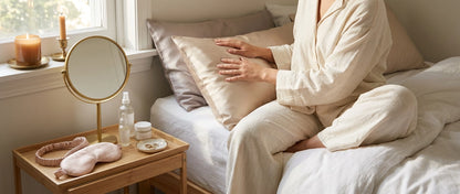 NOVAALUNE Premium 22 Momme Natural Silk Night Set