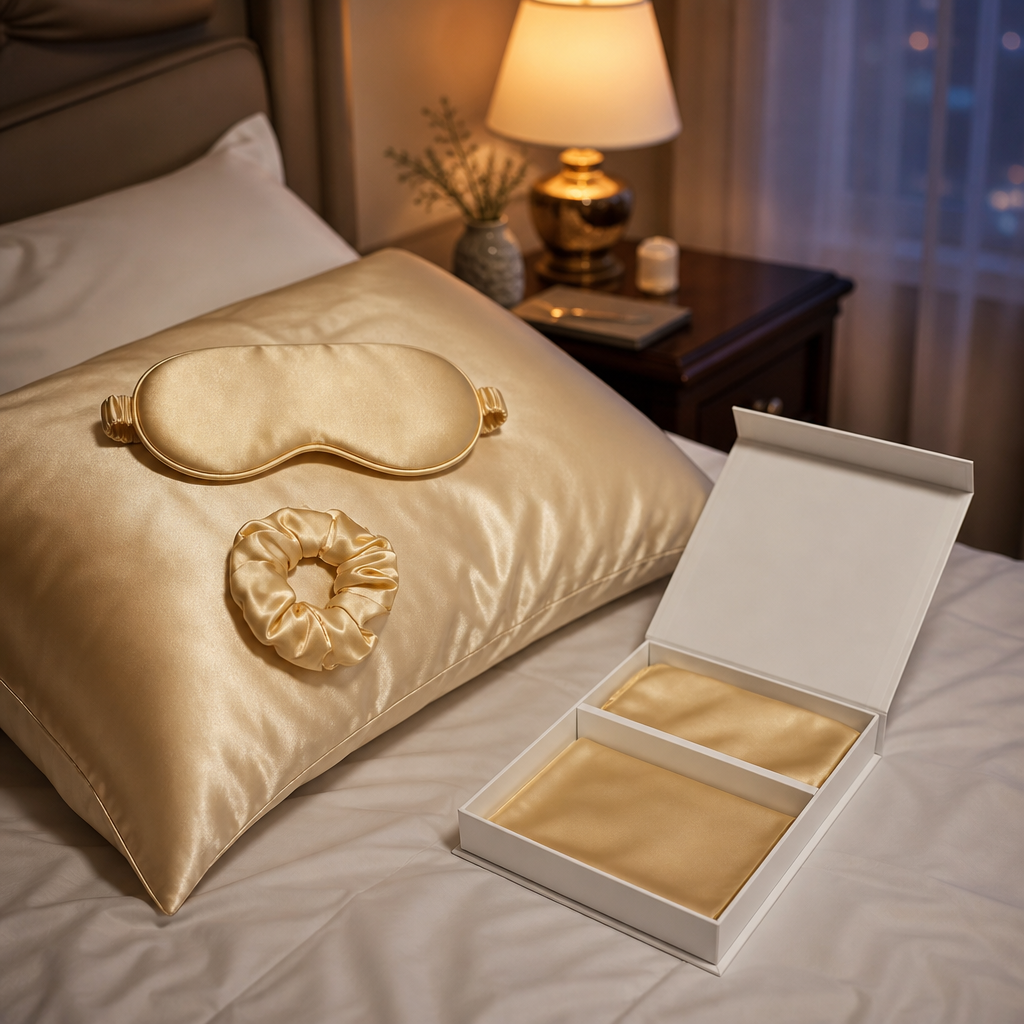 Coffret Nuit NOVAALUNE – Soie Naturelle Premium 22 mommes
